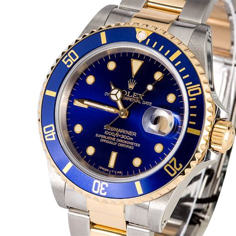 rolex two tone submariner blue review|Rolex Submariner blue price new.